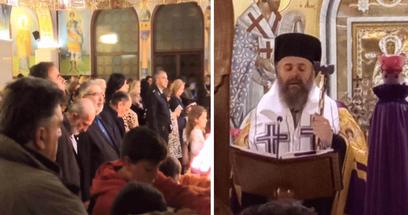 Παρουσία του Μητροπολίτου Φ.Π.Ε κ.κ. Ειρηναίου η Ακολουθία των Παθών την Μ. Πέμπτη, στον Ι.N. Αγίου Στεφάνου Πτολεμαΐδας (της Κούλας Πουλασιχίδου)