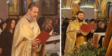 Ο ΑΚΑΘΙΣΤΟΣ ΥΜΝΟΣ, η κορυφαία Ακολουθία των Χαιρετισμών στον Ιερό Ναό Αγίου Στεφάνου Πτολεμαΐδας! (της Κούλας Πουλασιχίδου)