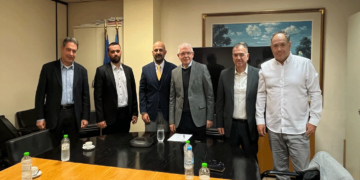 Το νέο αρδευτικό και τα προβλήματα των φασολοπαραγωγών στο επίκεντρο της συνάντησης του Κ. Τσιάρα και Α. Λυκουρέντζου με κλιμάκιο από τις Πρέσπες