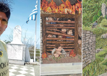 Συμβολική διαδρομή 44 χλμ στα μαρτυρικά χωριά της Εορδαίας από τον Γιώργο Ζαχαριάδη