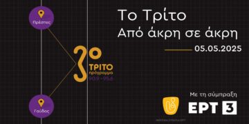 Το Τρίτο Πρόγραμμα της ΕΡΤ συνδέεται ραδιοφωνικά με μαθητές του ακριτικού Δημοτικού Σχολείου Αγ. Γερμανού Πρεσπών