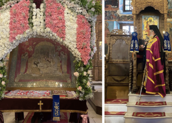 Η Αποκαθήλωση στον Ι.Ν. Κοιμήσεως της Θεοτόκου στο Βελβεντό (Φωτογραφίες)