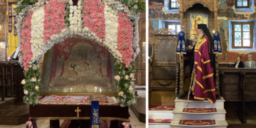 Η Αποκαθήλωση στον Ι.Ν. Κοιμήσεως της Θεοτόκου στο Βελβεντό (Φωτογραφίες)