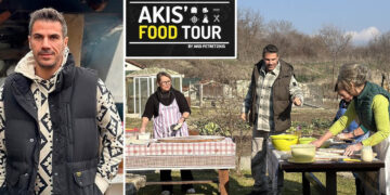Ήρθε Κοζάνη ο Άκης Πετρετζίκης:«Akis’ Food Tour» με τοπικές γεύσεις και πρόσωπα της Δυτικής Μακεδονίας