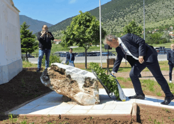 81 χρόνια μετά τη Γενοκτονία – Στο Μνημείο Ποντιακής Μνήμης Ξηρολίμνης – Σκήτης ο Γιώργος Αμανατίδης