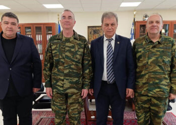 Tον Περιφερειάρχη Γιώργο Αμανατίδη επισκέφθηκε ο Διοικητής της 1ης Στρατιάς