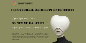 Παρουσιάσεις των Θεατρικών Εργαστηρίων του ΔΗΠΕΘΕ: «ΦΩΝΕΣ ΣΕ ΚΑΘΡΕΦΤΕΣ» την Κυριακή 1 Ιουνίου