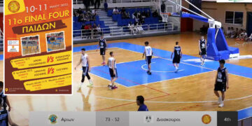 Πέρασε στον τελικό ο Αρίων Πτολεμαΐδας: Νίκη επί των Διόσκουρων Κοζάνης (Βίντεο)