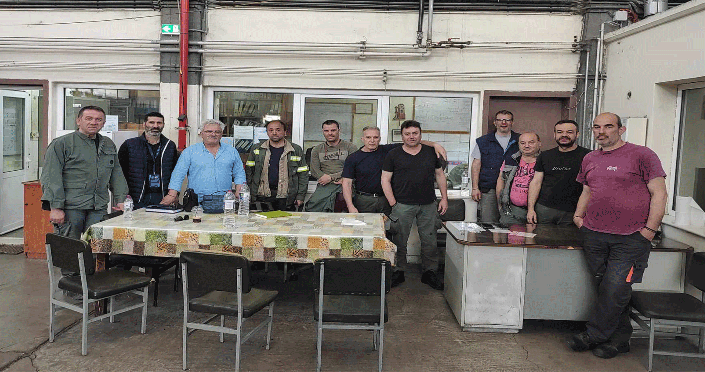 Για τα θέματα της Μονάδας 5 του ΑΗΣ Αγ. Δημητρίου συζήτησαν το Σωματείο Εργαζομένων ΔΕΗ «Η ΕΝΩΣΗ» με τον Διευθυντή του ΑΗΣ