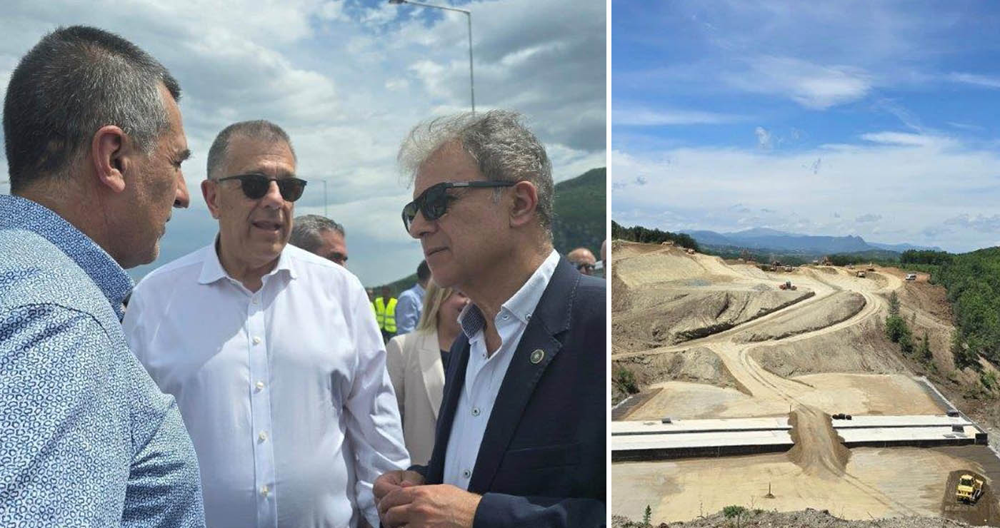Επίσκεψη Υπουργών και Αμανατίδη στον υπό κατασκευή κόμβο Εγνατίας–Ε65 – Αισιοδοξία για την πρόοδο του έργου (Φωτογραφίες & Βίντεο)