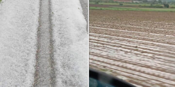 Χτύπησε με ένταση ο καιρός στον Δήμο Αμυνταίου: Χαλάζι και καταρρακτώδης βροχή σε Φανό και Ροδώνα