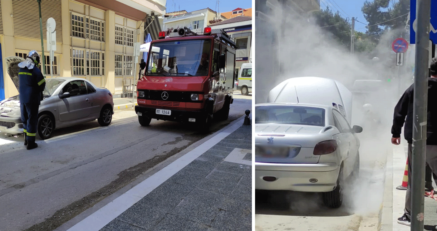 ΤΩΡΑ: Φωτιά πήρε όχημα στο Κέντρο της Πτολεμαΐδας (Φώτο+Βίντεο)