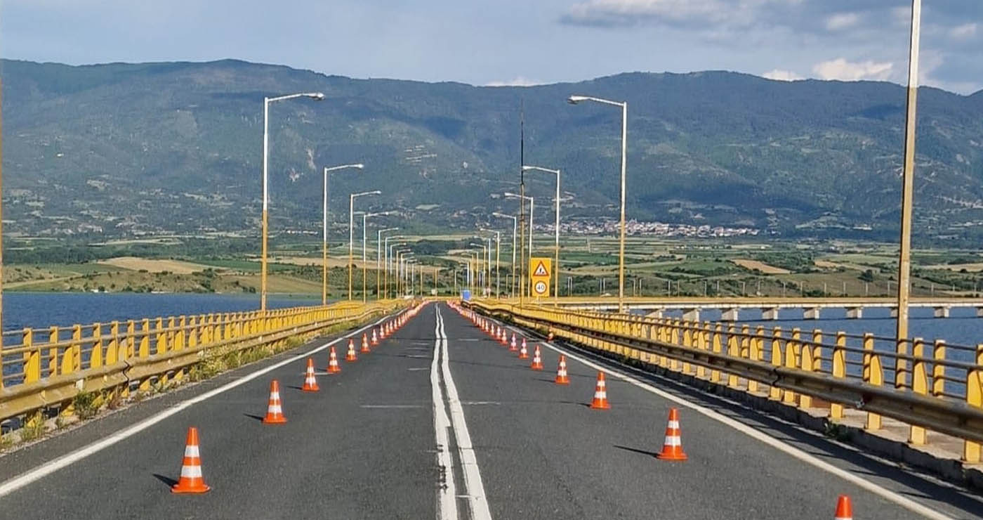 Φανάρια και μονοδρόμηση στη Γέφυρα Σερβίων- Πόσο διάστημα θα ισχύσουν τα μέτρα