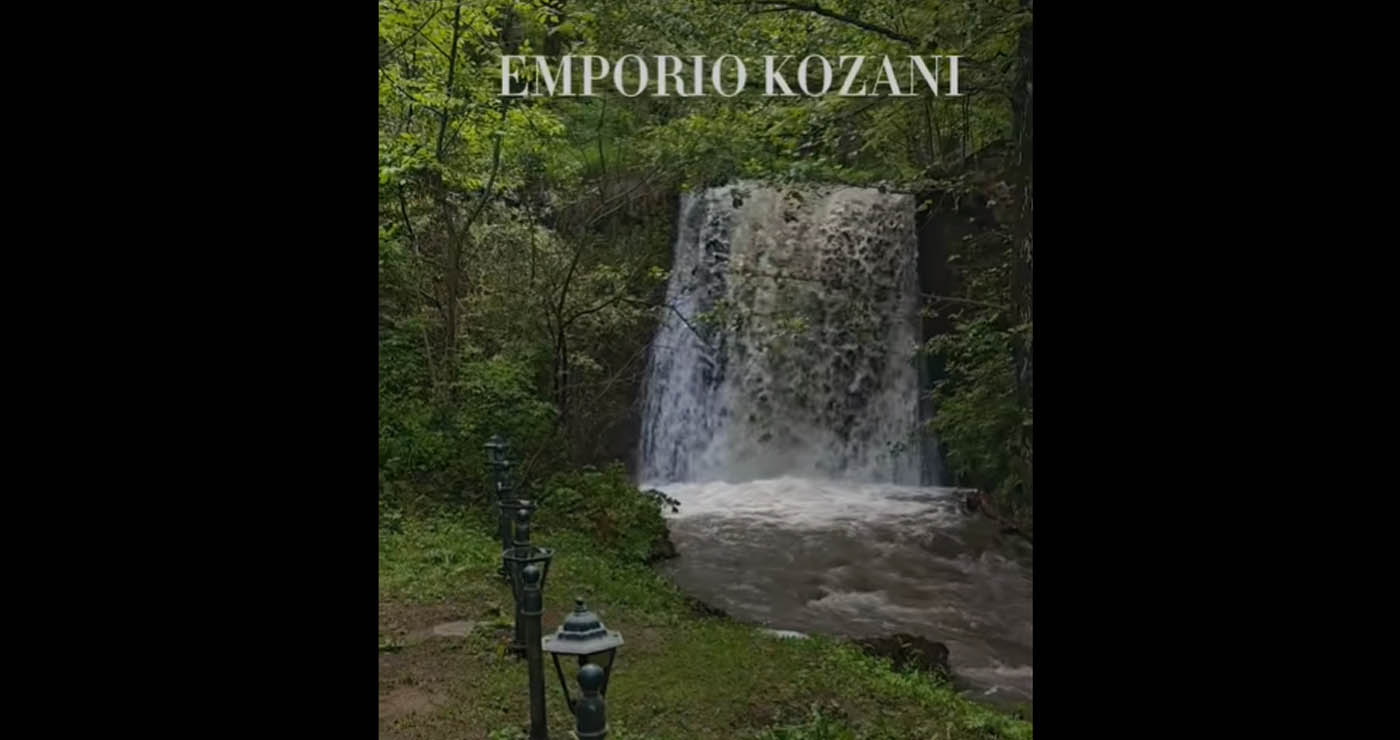 Μαγευτικό τοπίο στο Εμπόριο Εορδαίας – Οι μικροί καταρράκτες στην ανοιξιάτικη φύση (Βίντεο)