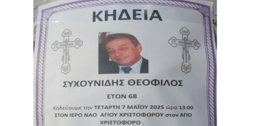 Πτολεμαΐδα: Σε ηλικία 68 ετών “έφυγε” ο Θεόφιλος Συχουνίδης – Σήμερα η κηδεία