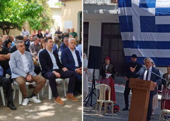 Στην Κρήτη ο Δήμος Βοΐου για την επέτειο της Μεταπολιτευτικής Επανάστασης – Στεφάνι στη μνήμη του Λ. Παπαμαλέκου