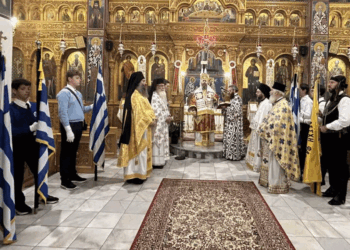 Με ιδιαίτερη λαμπρότητα πραγματοποιήθηκε η πανήγυρη του Αγίου Αγαθαγγέλου στη Φλώρινα (Φωτογραφίες)