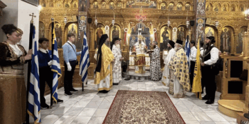 Με ιδιαίτερη λαμπρότητα πραγματοποιήθηκε η πανήγυρη του Αγίου Αγαθαγγέλου στη Φλώρινα (Φωτογραφίες)