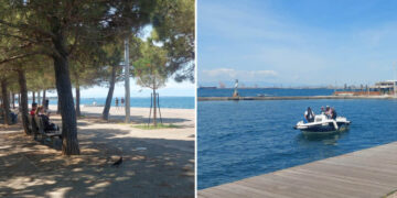 Νέα Παραλία Θεσσαλονίκης… τώρα: Όμορφες εικόνες με τον ήλιο να λάμπει (Φωτογραφίες & Βίντεο)