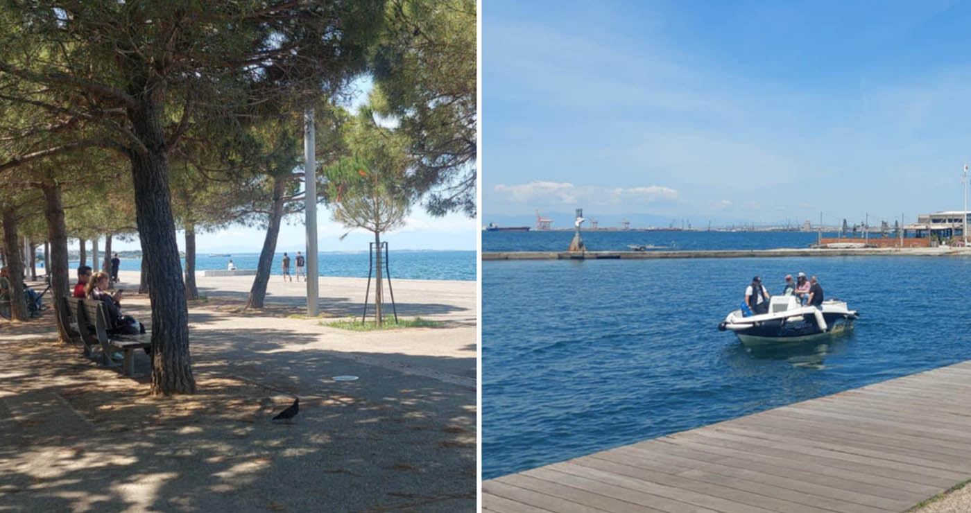 Νέα Παραλία Θεσσαλονίκης… τώρα: Όμορφες εικόνες με τον ήλιο να λάμπει (Φωτογραφίες & Βίντεο)