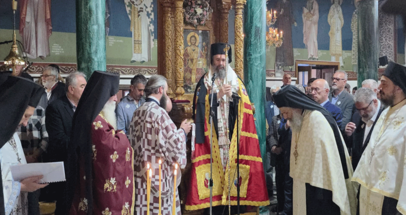 Χοροστατούντος του Σεβαμιωτάτου Ποιμενάρχου μας κ. Ειρηναίου τελέστηκε ο Πανηγυρικός Εσπερινός στον εορτάζοντα Ι.Ν. Αγίου Νικολάου της Τ.Κ. Ολυμπιάδας του Δήμου Εορδαίας (ρεπορτάζ της Κούλας Πουλασιχίδου)