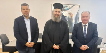 Με τον Πρόεδρο της ΔΕΗ συναντήθηκαν ο Μητροπολίτης Φλωρίνης και ο Στ. Παπασωτηρίου – Στο τραπέζι η δημιουργία Βυζαντινού Μουσείου στη Φλώρινα