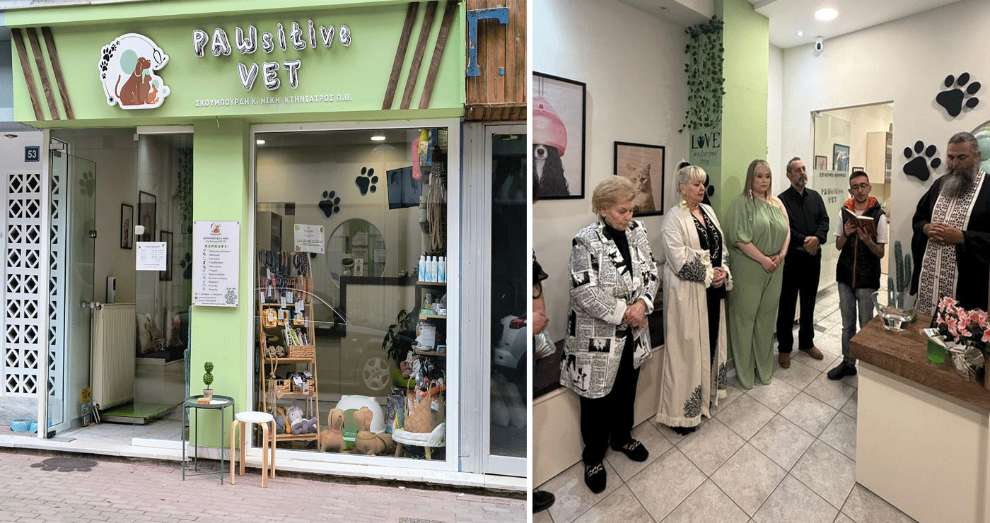 Πτολεμαΐδα: Το κτηνιατρείο «PAWsitive VET – Σκουμπουρδή Κ. Νίκη» άνοιξε τις πόρτες του για τους μικρούς σας φίλους