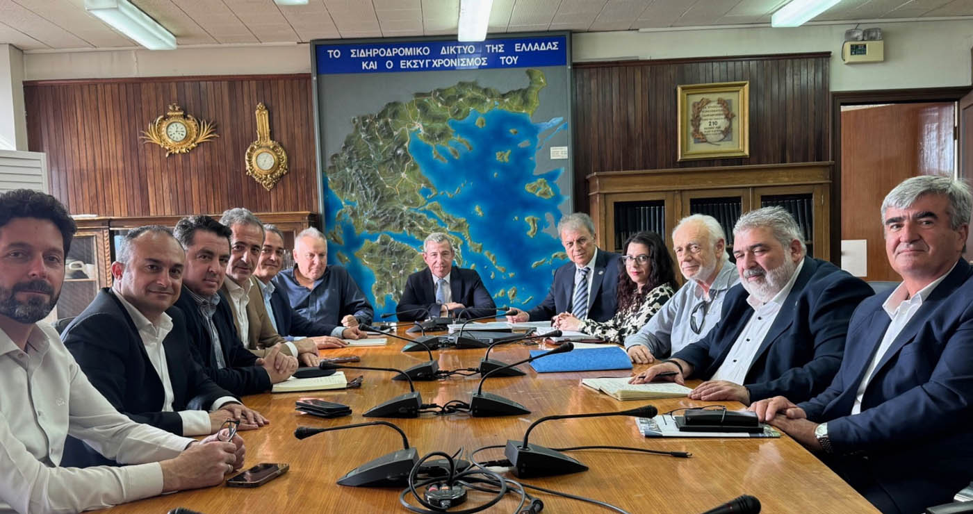 Έρχονται έργα για τον σιδηρόδρομο στη Δυτική Μακεδονία – Συνάντηση με τη Διοίκηση του ΟΣΕ