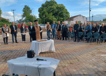 Μνημόσυνο προς τιμήν των θυμάτων της Γενοκτονίας του Πόντου τελέστηκε στην Πεντάβρυσο Εορδαίας (Φωτογραφίες)
