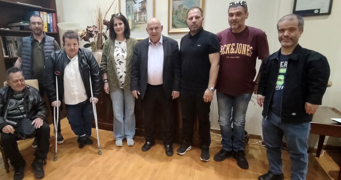 Στον Δήμαρχο Γρεβενών το ΔΣ της Περιφερειακής Ομοσπονδίας Ατόμων με Αναπηρία Δυτικής Μακεδονίας