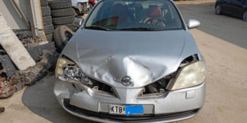 Τροχαίο με αρκούδα στην Καστοριά (φωτο)