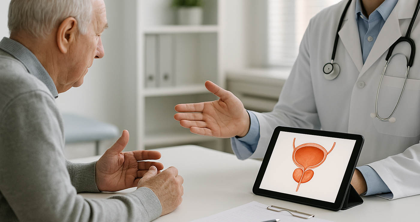 Καλοήθης Υπερπλασία Προστάτη: Όταν η ηλικία επηρεάζει την υγεία του ανδρικού ουροποιητικού