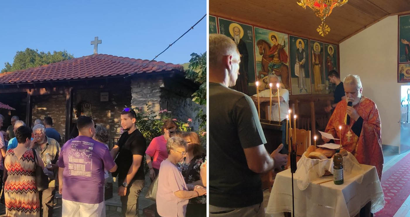 Πανηγύρισε το ιστορικό Εξωκλήσι του Αγίου Ιωάννη, στους λόφους των Πιερίων