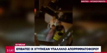 Σοκαριστικό περιστατικό στην Κυψέλη: Χτύπησαν υπάλληλο απορριμματοφόρου επειδή δεν μπορούσαν να περάσουν (Βίντεο)