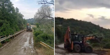 Κοζάνη: Κατολισθήσεις στην ΕΟ Κοζάνης – Γρεβενών λόγω έντονων καιρικών φαινομένων