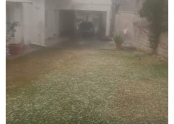 Χαλάζι στο Μαυροδέντρι Κοζάνης