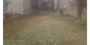 Χαλάζι στο Μαυροδέντρι Κοζάνης