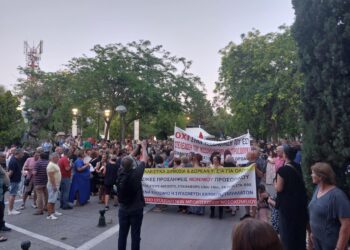 Η πορεία διαμαρτυρίας για το Μποδοσάκειο νοσοκομείο