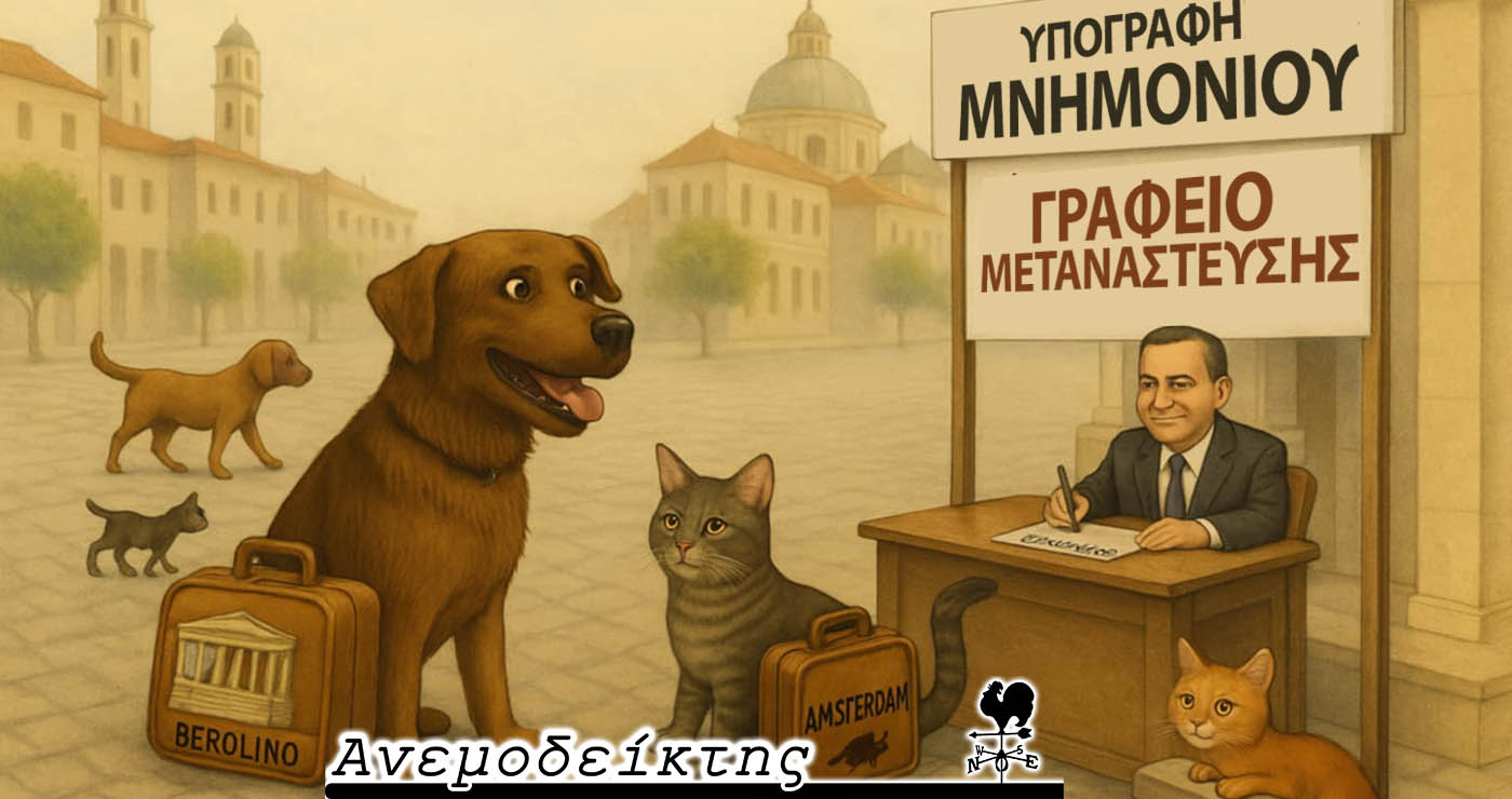 Μ’ ένα Μνημόνιο θα δοθεί δώσει η λύση (και) για τ’ αδέσποτα! – Ο Ανεμοδείκτης σχολιάζει (7/6)
