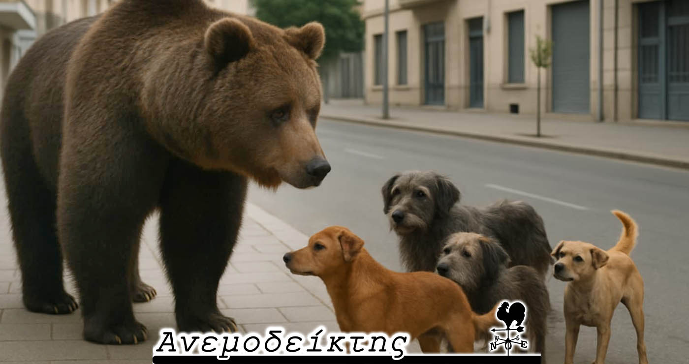 Μήπως οι αρκούδες μας… λύσουν, τελικά, το πρόβλημα με τα αδέσποτα; – Ο Ανεμοδείκτης σχολιάζει (3/6)