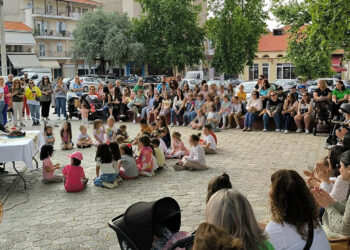 Πραγματοποιήθηκε διαδραστική παρουσίαση παιδικού βιβλίου στο Αμύνταιο