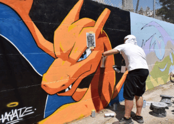 “Ζωντάνεψε” η περίμετρος του ΔΑΚ Κοζάνης στο Graffiti Festival (Φωτογραφίες)