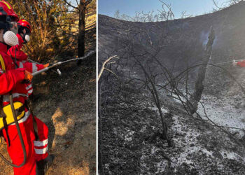 Σε πλήρη κινητοποίηση ο Ελληνικός Ερυθρός Σταυρός για τη φωτιά που ξέσπασε πίσω από το Νοσοκομείο Παπαγεωργίου