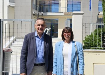 Το καλωσόρισμα Κασαπίδη στην Δέσποινα Κοζατσάνη