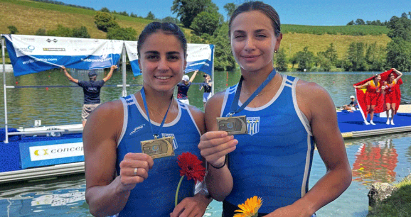 Με το χάλκινο μετάλλιο γύρισαν οι Καστοριανές Αναστασιάδου και Φίτσιου από το 3ο Παγκόσμιο Κύπελλο Κωπηλασίας στην Ελβετία