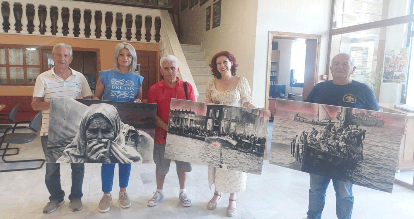 Σημαντικά έργα Τέχνης με θέμα την “προσφυγιά” δώρισε στο Μικρασιατικό Σύλλογο Πτολεμαΐδας ο γνωστός Εικαστικός Φώτης Μανιός! (Ρεπορτάζ της Κούλας Πουλασιχίδου)
