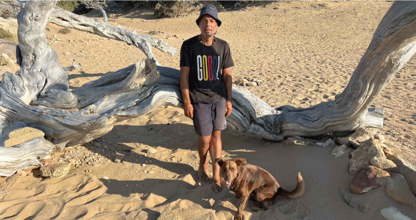 Ο Κοζανίτης «Ροβινσώνας» της Γαύδου κάνει απεργία πείνας επειδή δεν του κάνουν μεταδημότευση