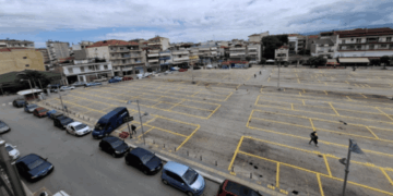 Ολοκληρώθηκαν οι εργασίες βελτίωσης στο πάρκινγκ της λαϊκής αγοράς Πτολεμαΐδας (Φωτογραφίες)