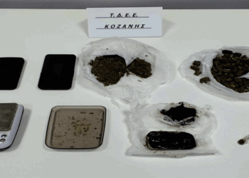 Βρέθηκε η «καβάτζα» του 33χρονου που διακινούσε ναρκωτικά στην Κοζάνη – Είχε πάνω από 230 γρ. κάνναβης σε διάφορες μορφές   