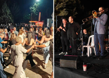 Μαγική βραδιά στη Νέα Χαραυγή – Ο Κλήδωνας έφερε κόσμο και παράδοση στον λόφο του Ακρίτα (Φωτογραφίες)